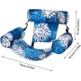 Flotadores Inflables para Adultos, Hamaca Flotante con Respaldo, Paquetes de Sillas Flotantes, Flotador Piscina Adulto, Silla
