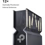 TP-Link Archer BE900 WiFi 7 Router, Pantalla táctil LED, 1 Puerto 10G, 1 Puerto 10G RJ45/SFP+ Combo, 4 Puertos de 2,5G, 2