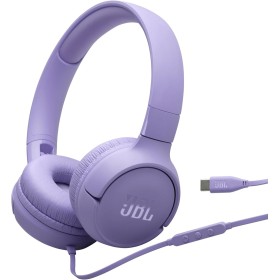 JBL Tune 520 C Auriculares con Cable, Ajuste cómodo, micrófono, Sonido Pure Bass, preajustes de ecualización, conectividad