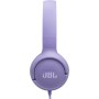 JBL Tune 520 C Auriculares con Cable, Ajuste cómodo, micrófono, Sonido Pure Bass, preajustes de ecualización, conectividad