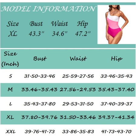 uxxnjfg Bañador Natacion Mujer Verano 2024 Reductores Barriga Swimsuit Un Hombro Color Sólido Bañadores Brasileño Deportivo