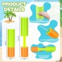 Pack de 8 Pistolas de Agua para Niños, Pistolas de Espuma para Niños,Juguetes Acuáticos de Verano para Niños y Niñas, Pistola