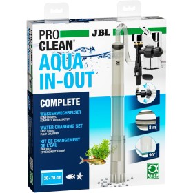 JBL PROCLEAN Aqua IN-out Complete 6142100 - Kit de Cambio de Agua para acuarios (Incluye Limpiador de Suelos, Manguera y Bomba