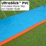 Bestway 52328 BW52328 H20GO Double Water Slip and Slide, 4.88m Inflatable Garden Games with Built-in Sprinklers, Black, 488 x