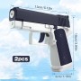 2 Piezas Pistola de Agua Pequeña,Mini Pistolas de Agua,Pistolas De Agua para Niños,Juguete Plástico De Pistolas De Agua,Pistola