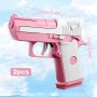 2 Piezas Pistola de Agua Pequeña,Mini Pistolas de Agua,Pistolas De Agua para Niños,Juguete Plástico De Pistolas De Agua,Pistola