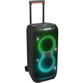 JBL Partybox Stage 320, Altavoz portátil para fiestas, con asa telescópica y ruedas, Bluetooth, espectáculo de luces, resistente