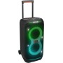 JBL Partybox Stage 320, Altavoz portátil para fiestas, con asa telescópica y ruedas, Bluetooth, espectáculo de luces, resistente