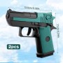 2 Piezas Pistola de Agua Pequeña,Mini Pistolas de Agua,Pistolas De Agua para Niños,Juguete Plástico De Pistolas De Agua,Pistola