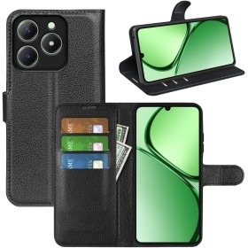 Fertuo Funda para Realme C63 / C61, Carcasa Libro con Tapa de Cuero Piel Wallet Case Flip Cover con Kickstand, Hebilla