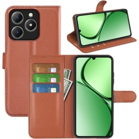 Fertuo Funda para Realme C63 / C61, Carcasa Libro con Tapa de Cuero Piel Wallet Case Flip Cover con Kickstand, Hebilla