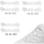 NEEKFOX - Cordones Elásticos Premium Sin Atar - Cordones de Goma con Cápsulas - 3 Pares de Cordones de Liberación Rápida -