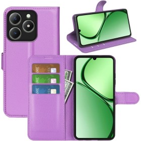 Fertuo Funda para Realme C63 / C61, Carcasa Libro con Tapa de Cuero Piel Wallet Case Flip Cover con Kickstand, Hebilla