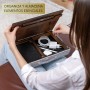 Vigo Wood Bandeja para Portátil - Ergonómica, Ajustable, y Versátil - Trabaja Cómodamente en Casa, Sofá y Cama - Mesa Portátil