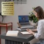 Vigo Wood Bandeja para Portátil - Ergonómica, Ajustable, y Versátil - Trabaja Cómodamente en Casa, Sofá y Cama - Mesa Portátil