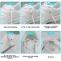 NEEKFOX - Cordones Elásticos Premium Sin Atar - Cordones de Goma con Cápsulas - 3 Pares de Cordones de Liberación Rápida -