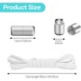 NEEKFOX - Cordones Elásticos Premium Sin Atar - Cordones de Goma con Cápsulas - 3 Pares de Cordones de Liberación Rápida -
