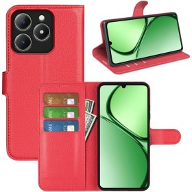 Fertuo Funda para Realme C63 / C61, Carcasa Libro con Tapa de Cuero Piel Wallet Case Flip Cover con Kickstand, Hebilla