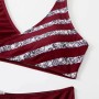 uxxnjfg Bikinis Mujer 2024 Push Up Traje de Baño Mujer Dos Piezas Reductor con Lazo Acolchado Deportivo Verano Bañadores Arena