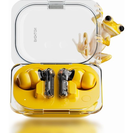 Nothing Ear (a) Auriculares inalambricos Bluetooth con Integración de ChatGPT, Cancelación de Ruido Activa, Algoritmo de Mejora