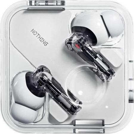 Nothing Ear (a) Auriculares inalambricos Bluetooth con Integración de ChatGPT, Cancelación de Ruido Activa, Algoritmo de Mejora
