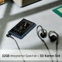 Sony Walkman NW-A306 Reproductor MP3 con Pantalla Táctil, 32 GB, Azul