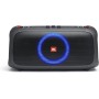 JBL PartyBox On-The-Go Altavoz portátil Bluetooth con sonido potente JBL para tus fiestas, con un show de luces y micrófono
