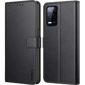 Ganbary Funda Compatible con Realme 8 5G/ Narzo 30 5G Case, Funda Tapa Libro Movil Carcasa PU Cuero para Realme 8 5G/ Narzo 30