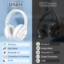 Uliptz - Auriculares Bluetooth 5.3 con Micro, 65 h de autonomía, 6 Modos de Sonido EQ, estéreo, Alta fidelidad, inalámbricos,