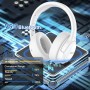 Uliptz - Auriculares Bluetooth 5.3 con Micro, 65 h de autonomía, 6 Modos de Sonido EQ, estéreo, Alta fidelidad, inalámbricos,