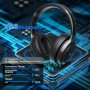 Uliptz - Auriculares Bluetooth 5.3 con Micro, 65 h de autonomía, 6 Modos de Sonido EQ, estéreo, Alta fidelidad, inalámbricos,