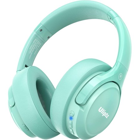 Uliptz - Auriculares Bluetooth 5.3 con Micro, 65 h de autonomía, 6 Modos de Sonido EQ, estéreo, Alta fidelidad, inalámbricos,