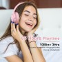 Uliptz - Auriculares Bluetooth 5.3 con Micro, 65 h de autonomía, 6 Modos de Sonido EQ, estéreo, Alta fidelidad, inalámbricos,