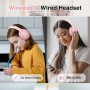 Uliptz - Auriculares Bluetooth 5.3 con Micro, 65 h de autonomía, 6 Modos de Sonido EQ, estéreo, Alta fidelidad, inalámbricos,