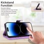 SEAHAI Cuero Funda para Realme 14X 5G / Realme C75 4G Estuche, Carcasa con Suporte/Ranura para Tarjeta/Cierre Magnético/Bloqueo