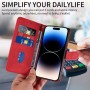 SEAHAI Cuero Funda para Realme 14X 5G / Realme C75 4G Estuche, Carcasa con Suporte/Ranura para Tarjeta/Cierre Magnético/Bloqueo