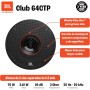 Altavoz JBL Club 64CTP Gen 3 - Altavoces Coche 16.5 cm vías separadas Harman Kardon para una Actualización Superior 210W máx,