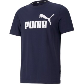 PUMA ESS Logo tee Camiseta de Deporte Hombre (Pack de 1)