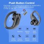 Auriculare Inalámbricos Deportivos, 2025 Nueva Auriculares Bluetooth 5.3 con HD Mic, 128H Cascos Inalambricos Bluetooth con