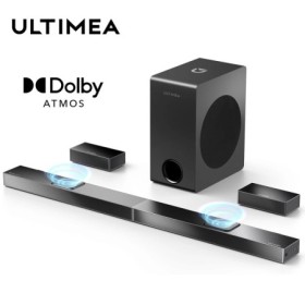 Barra de sonido ULTIMEA 520W 5.1.2 con Dolby Atmos para Smart TV, tran