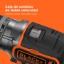 BLACK+DECKER Taladro percutor sin escobillas de 18V y 2 marchas, 28.000 BPM, 52Nm de par, incluye 2 baterías de 1,5Ah, cargador