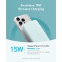 Anker MagGo Power Bank, Batería magnética ultradelgada de 10000 mAh, Certificado Qi2, Cargador Portátil 15 W, Cargador