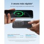 Anker Nano Certificado Qi2 15W Power Bank Magsafe ultradelgada de 5000 mAh, Cargador portátil Compatible con MagSafe,diseño