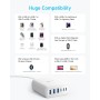 Anker Cargador USB-C, Estación de Carga de 6 Puertos con Salida de 112 W, para iPhone 16/16 Plus/16 Pro/16 Pro Max/15/14/13