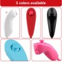 OSTENT Mando Nunchuck con Cable Basado en el Movimiento para Nintendo Wii Console Videojuegos Color Rosa