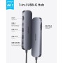 Anker Hub USB C, 7-in-1 Multi-Port USB Adapter for Laptops, 4K@60Hz USB C to HDMI Splitter, 100W MAX Power Delivery, 3xUSBA & C