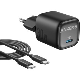 Anker Zolo Cargador iphone 30W, Cargador USB C Carga Rapida y Compacto-Control de Temperatura Mejorado,Diseño Pequeño,GaN, Carga