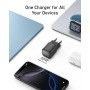 Anker Zolo Cargador iphone 30W, Cargador USB C Carga Rapida y Compacto-Control de Temperatura Mejorado,Diseño Pequeño,GaN, Carga
