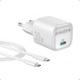 Anker Zolo Cargador iphone 30W, Cargador USB C Carga Rapida y Compacto-Control de Temperatura Mejorado,Diseño Pequeño,GaN, Carga