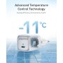 Anker Zolo Cargador iphone 30W, Cargador USB C Carga Rapida y Compacto-Control de Temperatura Mejorado,Diseño Pequeño,GaN, Carga